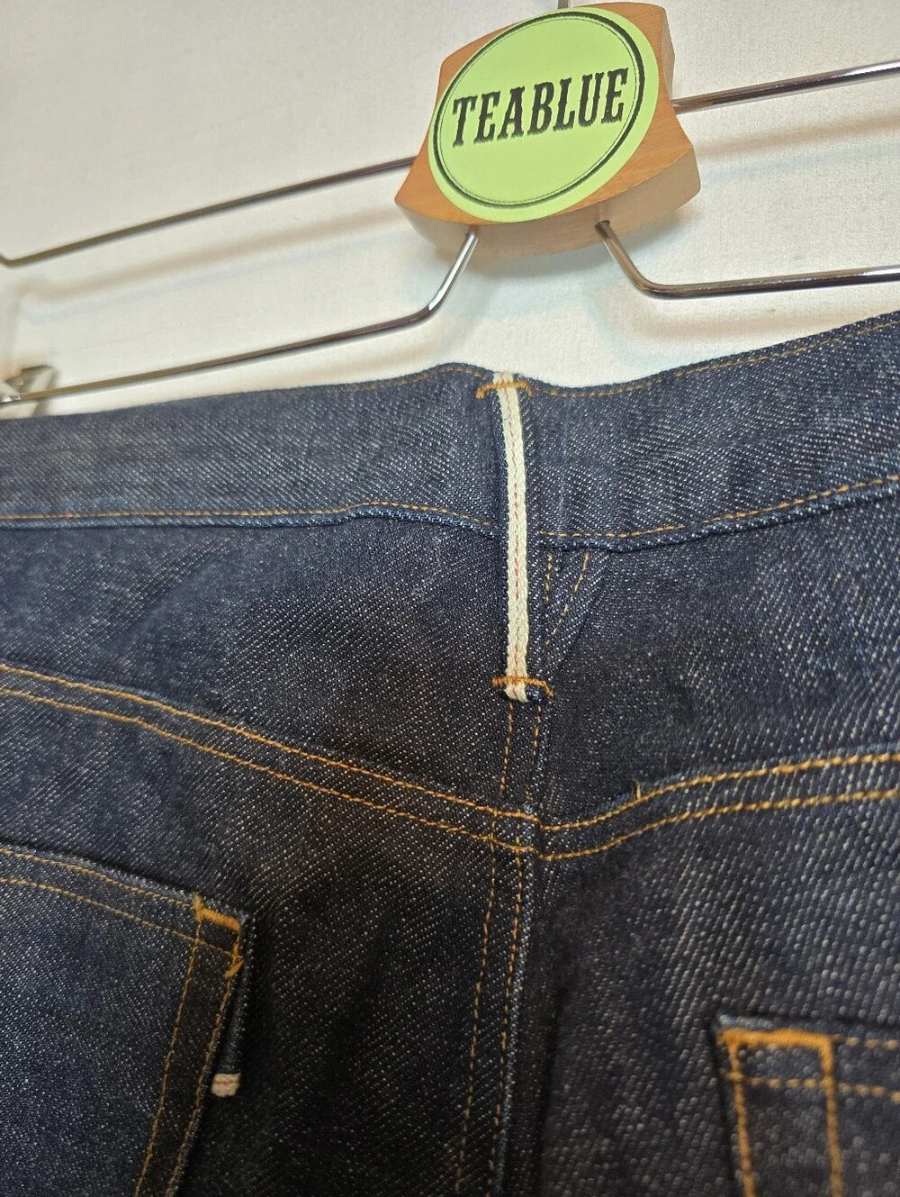 3x1 NYC Selvedge Denim Jeans Made in USA Dark Wash Cuffed Straight Leg Size 33